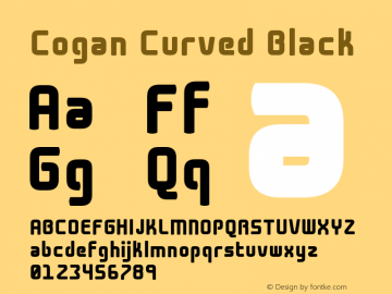 CoganCurved-Black Version 1.000图片样张