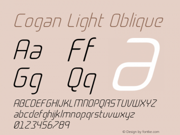 Cogan-LightOblique Version 1.000图片样张