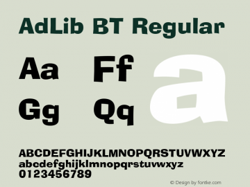 AdLib BT Version 1.01 emb4-OT图片样张