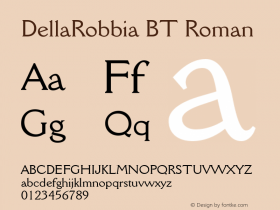 DellaRobbia BT Roman Version 1.01 emb4-OT图片样张