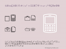 Dingbats2OfficeOT Version 7.504; 2008图片样张