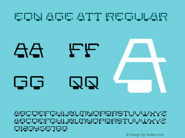 Eon Age ATT Version 1.0: Latin 1, 2 and 5图片样张
