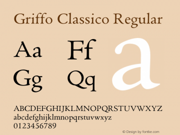 Griffo Classico Version 1.00图片样张