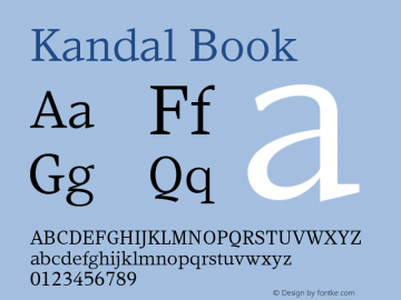 Kandal Book Version 1.004; Kandal Book图片样张