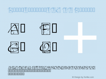 KendoInitialsITC TT Version 1.01图片样张