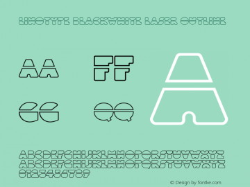 Linotype BlackWhite Laser Outln Version 3.00图片样张