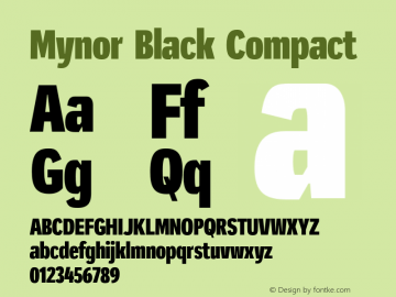 Mynor Black Compact Version 001.000 January 2019图片样张