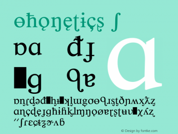 Phonetics 1 Version 1.001图片样张