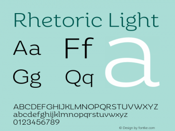 Rhetoric Light Version 2.000;FEAKit 1.0图片样张
