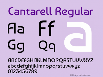 Cantarell 图片样张