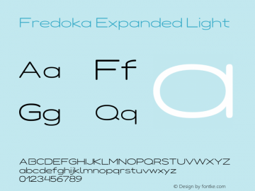 Fredoka Expanded Light Version 2.000图片样张