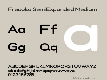 Fredoka SemiExpanded Medium Version 2.000图片样张