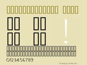 RaghuGujarati Sans Original Version 1.00 (2005)图片样张