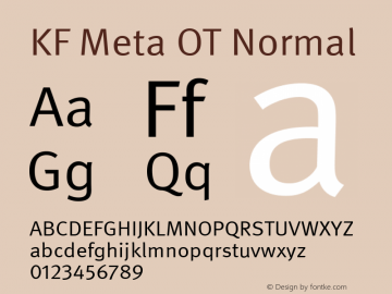 KF Meta OT Normal Version 5.504图片样张