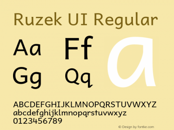 Ruzek UI Version 1.000图片样张