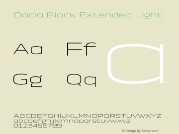 Dacia Block Extended Light Version 1.0图片样张