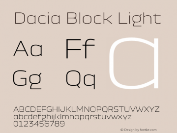 Dacia Block Light Version 1.0图片样张