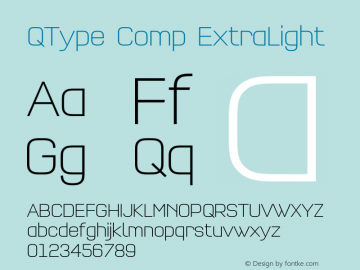 QType Comp ExtraLight Version 7.504图片样张