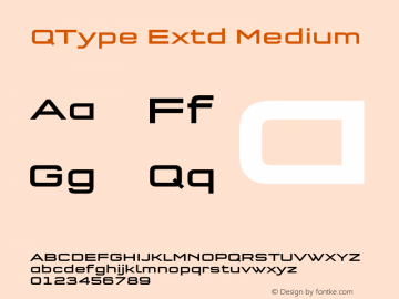 QType Extd Medium Version 7.504图片样张