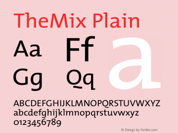 TheMix Plain 1.0图片样张