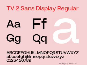 TV 2 Sans Display Regular Version 1.003图片样张