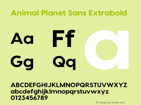 Animal Planet Sans Extrabold 