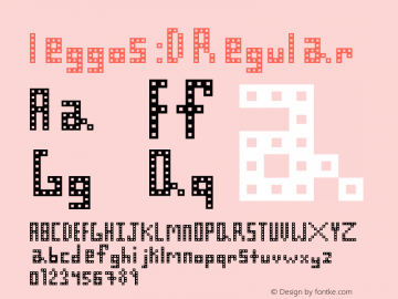 leggos :D Regular Version 1.0 Font Sample