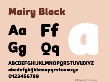 Mairy Black Version 1.000图片样张