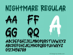 Nightmare Regular Version 1.000图片样张