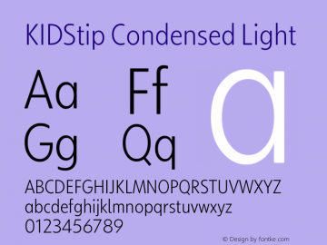 KIDStip Condensed Light 