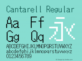 Cantarell Regular 图片样张