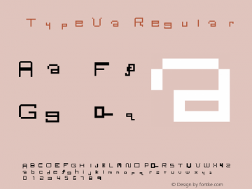 TypeVa Regular 1.0图片样张