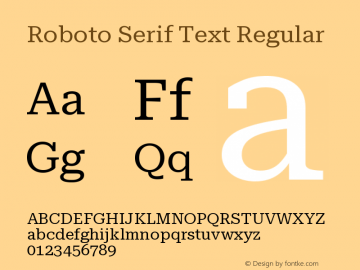 Roboto Serif Text Regular Version 1.001图片样张