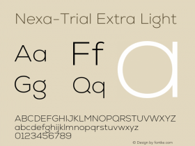 Nexa-Trial Extra Light Version 2.001;FEAKit 1.0图片样张