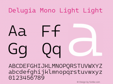 Delugia Mono Light v2110.31.1图片样张