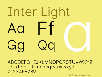 Inter Light Version 3.019;git-0a5106e0b图片样张