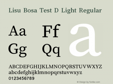 Lisu Bosa Test D Light Version 1.930 beta图片样张