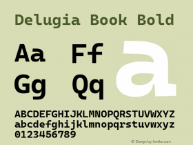 Delugia Book Bold v2111.01图片样张