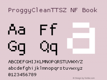 ProggyCleanTTSZ Nerd Font Complete Windows Compatible Version 2004/04/15;Nerd Fonts 2.1.0图片样张