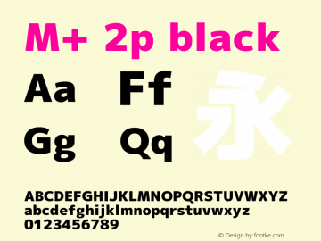 M+ 2p black 图片样张