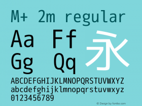 M+ 2m regular 图片样张