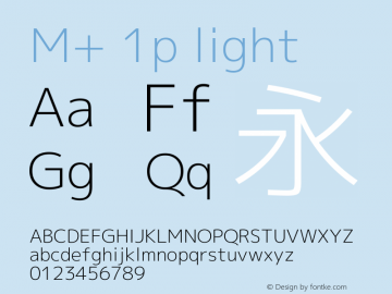 M+ 1p light 图片样张