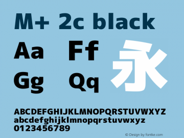 M+ 2c black 图片样张