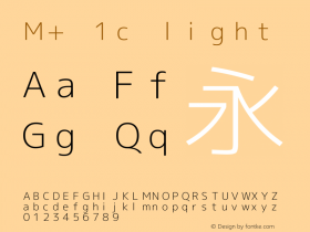 M+ 1c light 图片样张