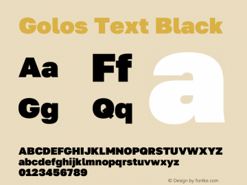 Golos Text Black Version 2.000; ttfautohint (v1.8.3.10-c5d8)图片样张