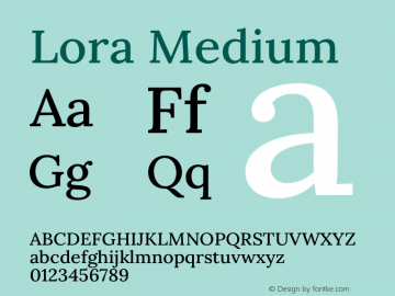 Lora Medium Version 3.002图片样张