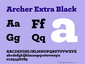 Archer XBlack Regular Version 1.202图片样张