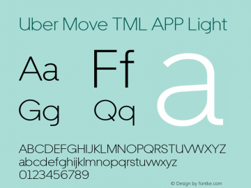Uber Move TML APP Light Version 1.000图片样张