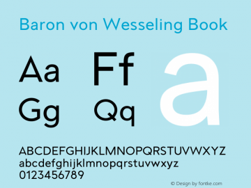 Baron von Wesseling Book Version 001.001图片样张