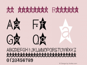 bm kirakira Regular 1.1 Font Sample